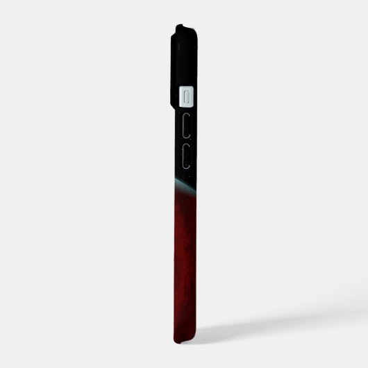 巨大ガス惑星のまわりに白い矮星。 iPhone 15ケース (左側面)