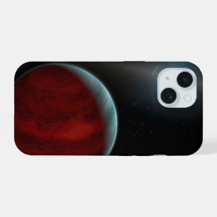巨大ガス惑星のまわりに白い矮星。 iPhone 15ケース
