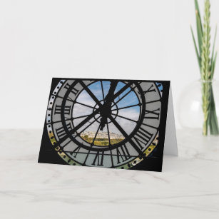 巨大ガラス時計アットザミュゼドルゼ – パリ カード
