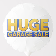 巨大ガレージセール風船