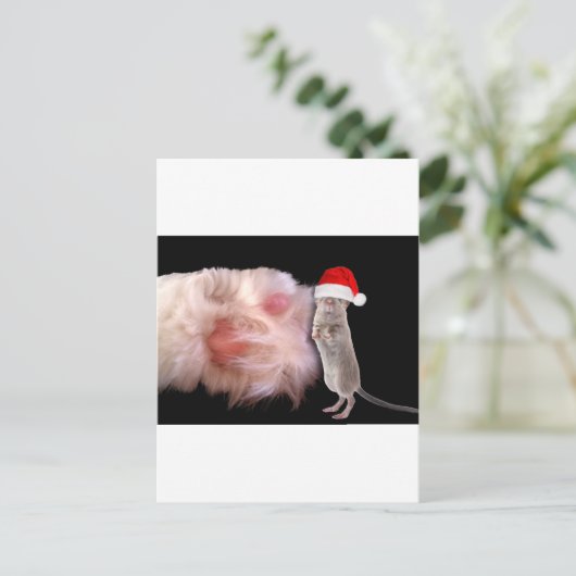 巨大キャットポーリトルクリスマスマウス シーズンポストカード (スタンド正面)