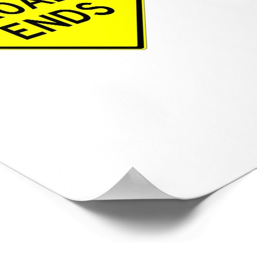 巨大クラシックな21アイテム道路標識ポスター ポスター (角)