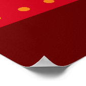 巨大クリスマスツリーのポスターのクリスマスレッズ ポスター (角)