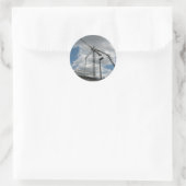 巨大クレーン構築建物 ラウンドシール (バッグ)