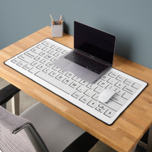 巨大コンピュータのキーボードQWERTY文字ノベルティ デスクマット