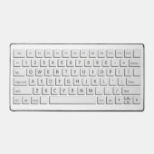 巨大コンピュータのキーボードQWERTY文字ノベルティ デスクマット (正面)