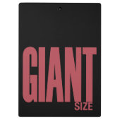 巨大サイズ クリップボード (裏面)