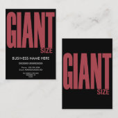 巨大サイズ 名刺 (正面/裏面)