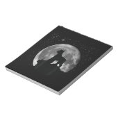 巨大シュナウザー男性女性子供ギフトコピー ノートパッド (回転)