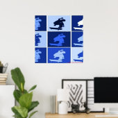 巨大シュレッダープロスケートボード壁ポスター ポスター (ホームオフィス)