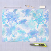 巨大スノーフレークスラッピング紙 薄葉紙 (クラフト)