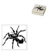 巨大スパイダーシルエットアートスタンプ ラバースタンプ (押印)