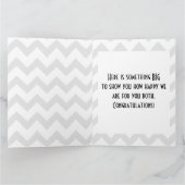 巨大スマイル結婚おめでとうビッグカード カード (内部)