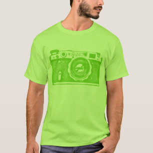 巨大ソ連ロシアのカメラ – 火星の緑 Tシャツ