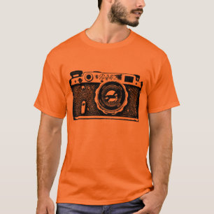 巨大ソ連ロシアのカメラ – 黒 Tシャツ