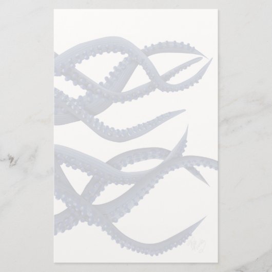 巨大タコの触手 便箋 (正面)