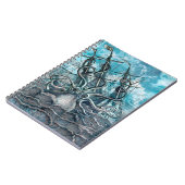 巨大タコブルーシーモンスターセーリングボート ノートブック (左側)