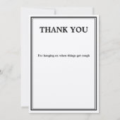 巨大タコヴィンテージ1801エッチング サンキューカード (裏面)