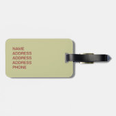 巨大タコ ラゲッジタグ (裏面横)