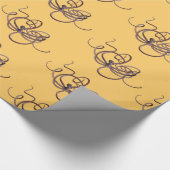 巨大タコ ラッピングペーパー (角)