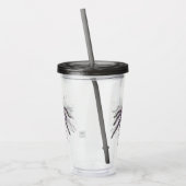 巨大タランチュラ不気味ペンとインクスケッチ アクリルタンブラー (左)