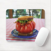 巨大トマト付きBLT マウスパッド (マウス)