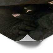 巨大ドーム型カメ歩く ポスター (角)