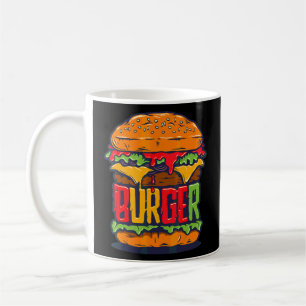 巨大ハンバーガーチーズバーガー コーヒーマグカップ