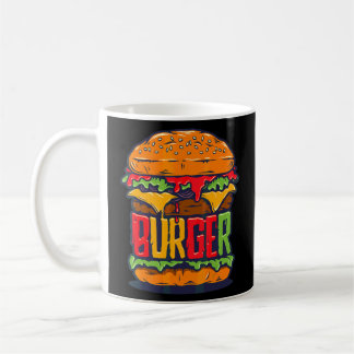 巨大ハンバーガーチーズバーガー コーヒーマグカップ