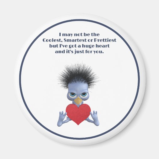 巨大ハートJust For You Valentine's Day マグネット (正面)