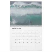 巨大パイプライン冬サーフカレンダー カレンダー (2月 2026)