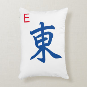 巨大パーソナライズされた麻雀タイル 東風 東 アクセントクッション