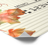 巨大フェイクチャリティチェック秋秋感謝祭 ポスター (角)