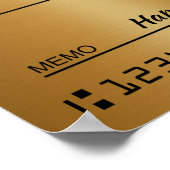 巨大フェイク発表チェック慈善賞金賞 ポスター (角)