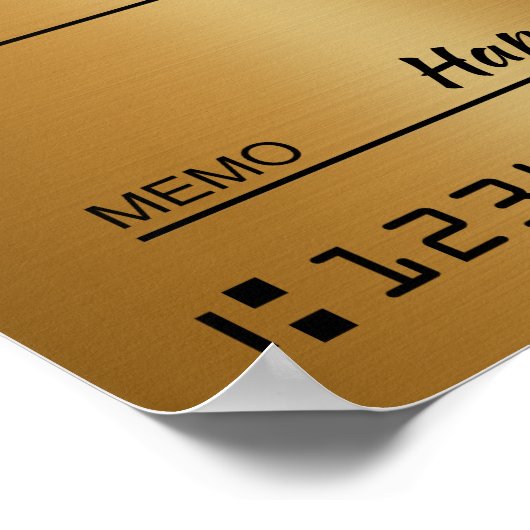 巨大フェイク発表チェック慈善賞金賞 ポスター (角)