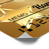 巨大フェイク発表チェック慈善賞金賞 ポスター (角)