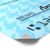 巨大フェイク発表チェック慈善賞金賞 ポスター (角)