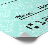 巨大フェイク発表チェック慈善賞金賞 ポスター (角)