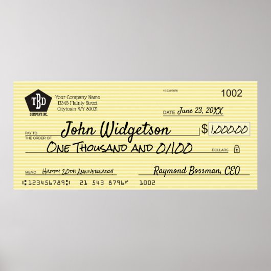 巨大フェイク発表チェック慈善賞金賞 ポスター (正面)