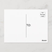 巨大ブルーウェーブウィズサンスケッチ ポストカード (裏面)