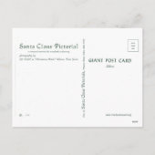巨大ポストカード-サンタからのメリークリスマス シーズンポストカード (裏面)
