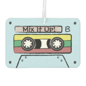 巨大マンガ手描きカセットテープ(A&B – 青) カーエアーフレッシュナー (裏面)