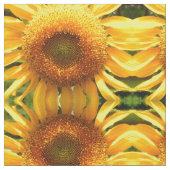 巨大マンモス黄色ひまわり ファブリック (クローズアップ)