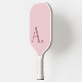 巨大ミニマルモノグラムモダンバラ金ゴールド ピックルボールラケット (左)