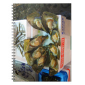 巨大ムール貝築地魚市場（東京都） ノートブック (正面)