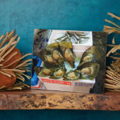 巨大ムール貝築地魚市場（東京都） フォトプラーク (側面)