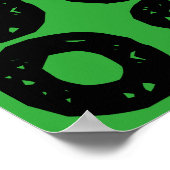 巨大モトクロスのロゴダート自転車のポスターのサイン ポスター (角)