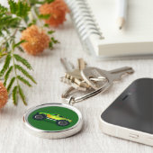 巨大モンスタートラックスピードウェイ愛好家デザイン キーホルダー (側面)