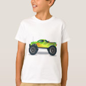 巨大モンスタートラックスピードウェイ愛好家デザイン Tシャツ (正面)
