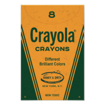 巨大レトロクレヨン箱